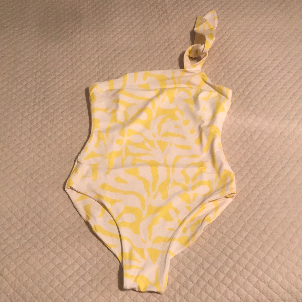 One shoulder swimsuit by Whitney Poppy